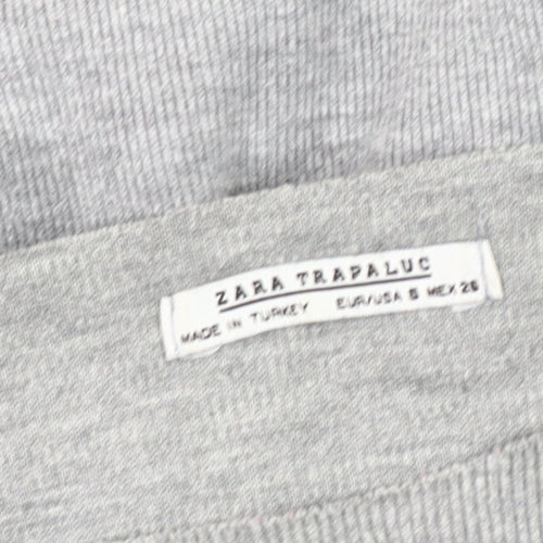 Zara Women’s Grey Knit Long Sleeve Top Size S