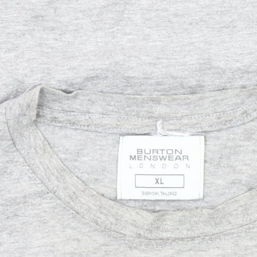 Burton Menswear Grey XL Nature Graphic T-Shirt