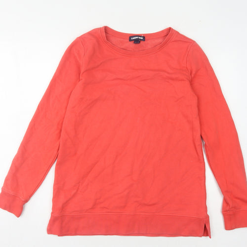 Lands' End Women's Red XS Pullover Sweatshirt