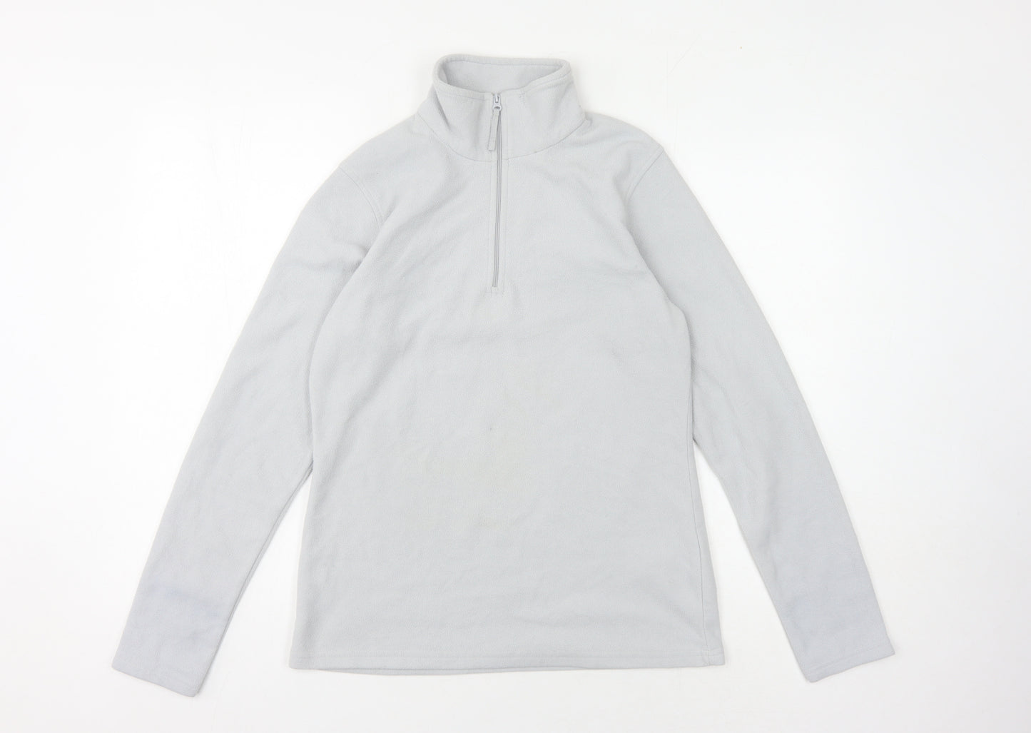 Mountain Warehouse Women's Grey Fleece Zip Sweatshirt M