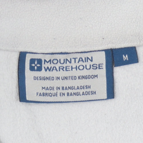 Mountain Warehouse Women's Grey Fleece Zip Sweatshirt M