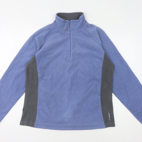 Mountainlife Women's Blue Microfleece Pullover, Size 14