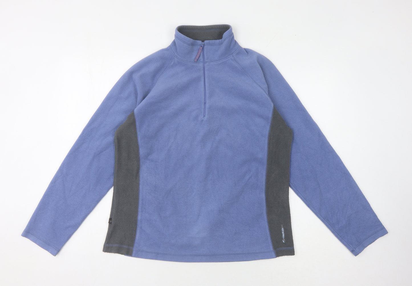 Mountainlife Women's Blue Microfleece Pullover, Size 14