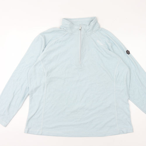 Regatta Women's Blue High Neck Pullover, Size 20