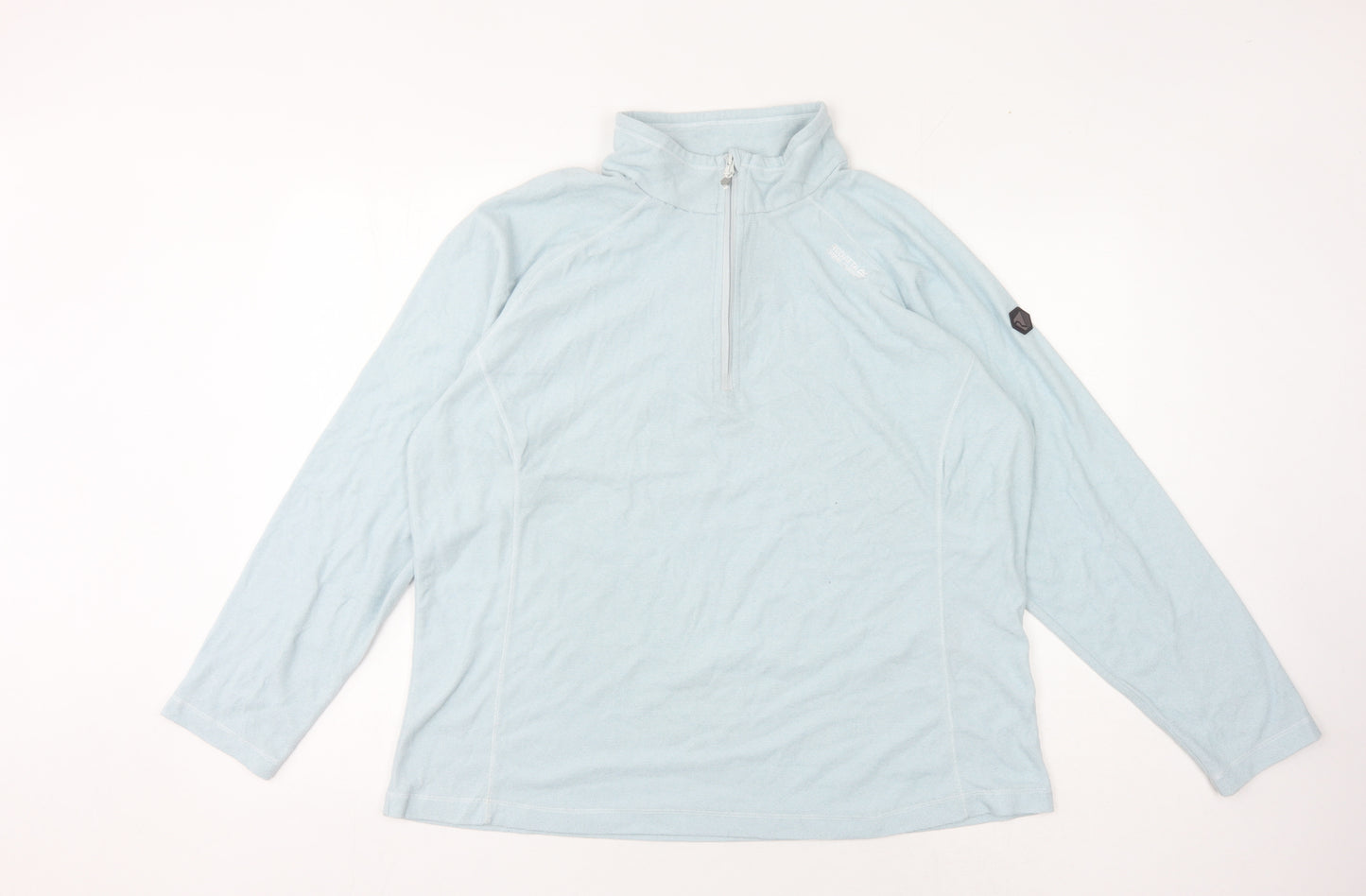 Regatta Women's Blue High Neck Pullover, Size 20