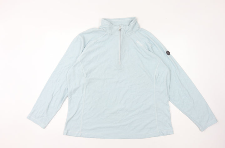Regatta Women's Blue High Neck Pullover, Size 20