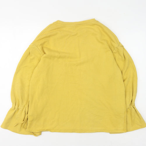 Pull & Bear Women's Yellow Sweatshirt S