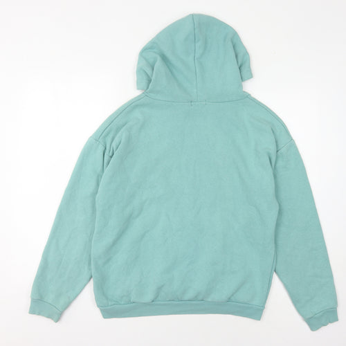 PrettyLittleThing Women's Green Pullover Hoodie Size 10