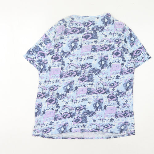 ISLE Women's Multicoloured Geometric T-Shirt M