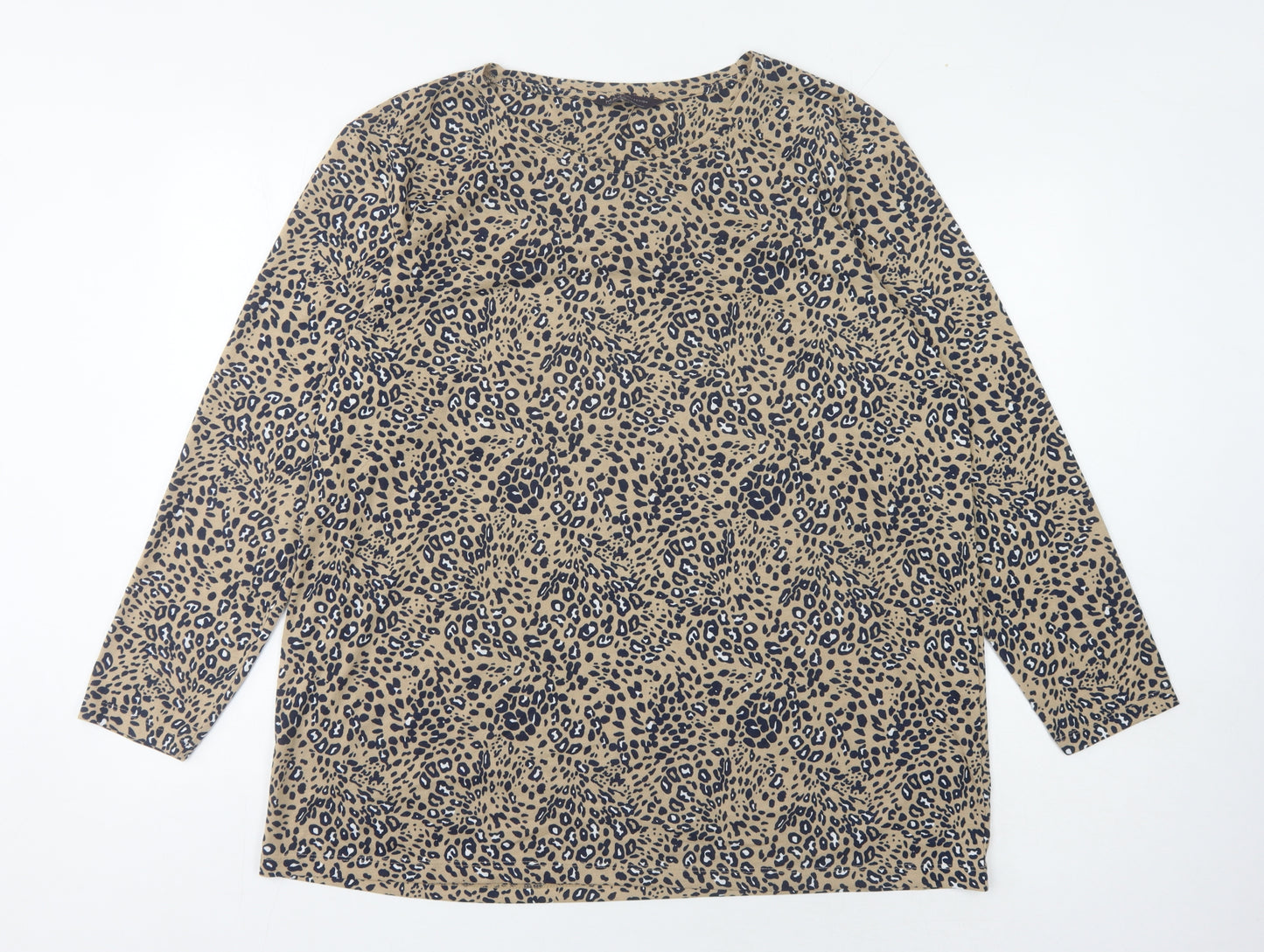 Marks and Spencer Women's Multicoloured Long Sleeve Top
