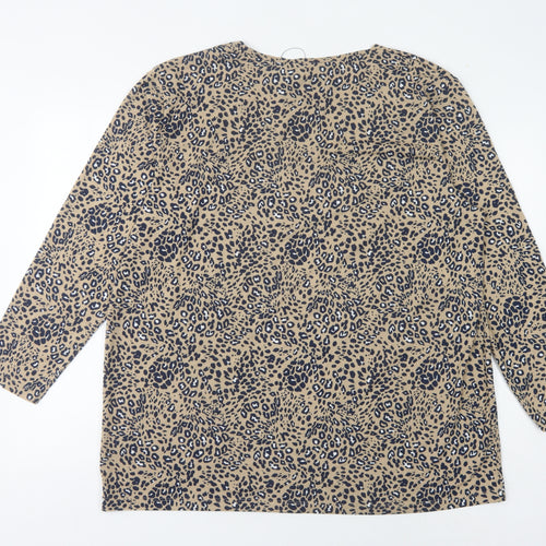 Marks and Spencer Women's Multicoloured Long Sleeve Top