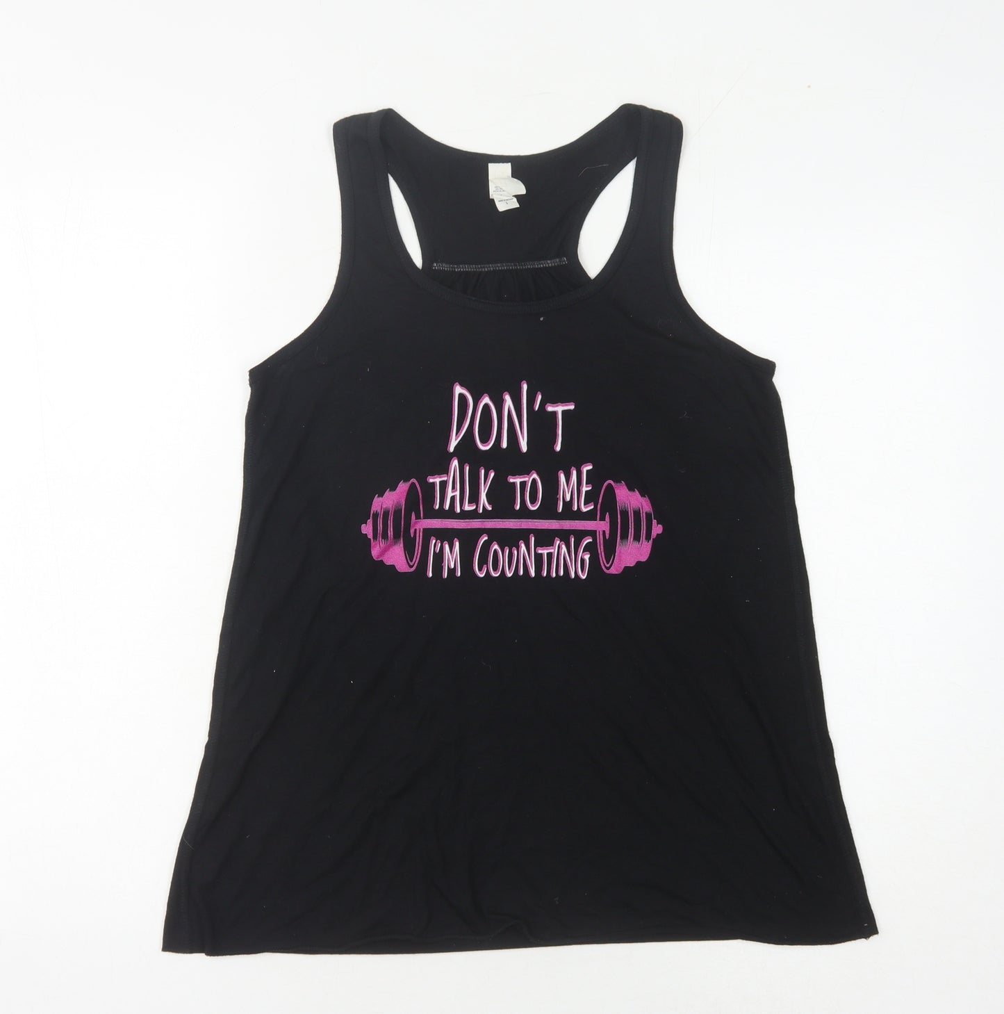 Bella + Canvas Women's Black Tank Top L - Gym & Training