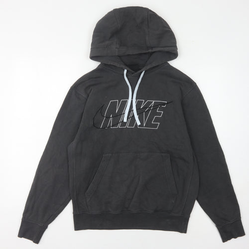 Nike Men's Black Pullover Hoodie, Size S
