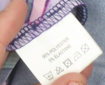 Classic Women's Multicoloured Floral Blouse Size 14