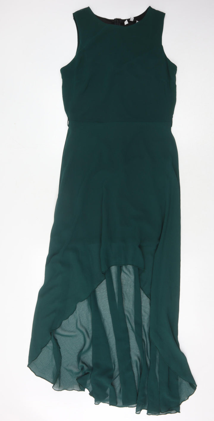 New Look Women's Green Hi-Low Dress Size 12