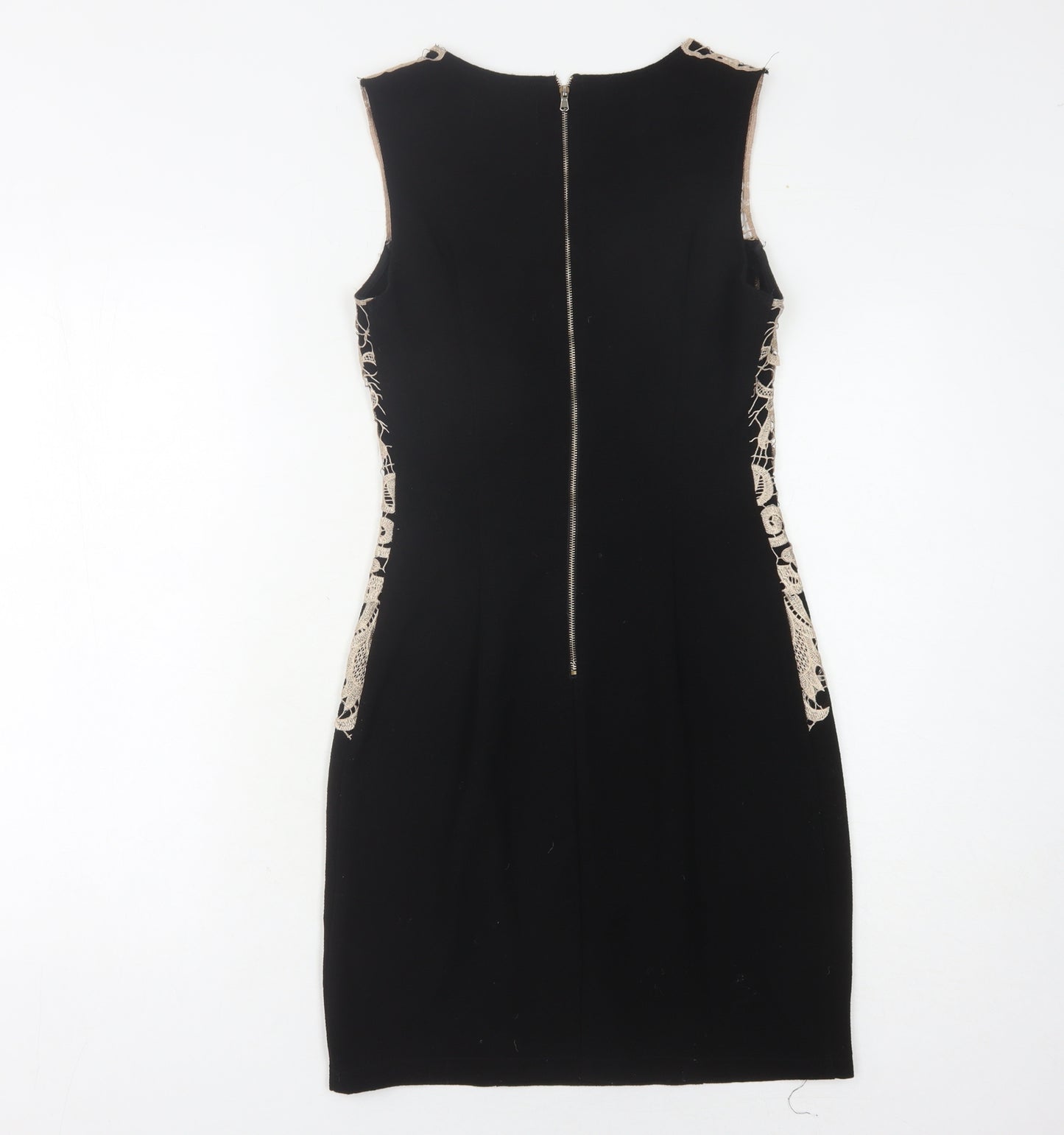 Maya Deluxe Women’s Black Lace Sheath Dress Size 8