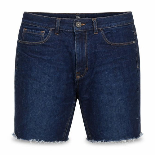 Next Men's Blue Denim Shorts 30 in Slim Fit Casual