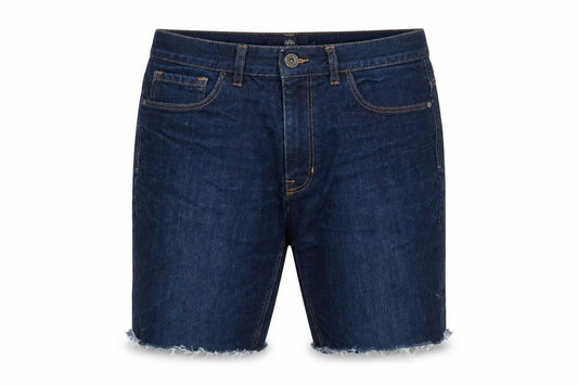 Next Men's Blue Denim Shorts 30 in Slim Fit Casual