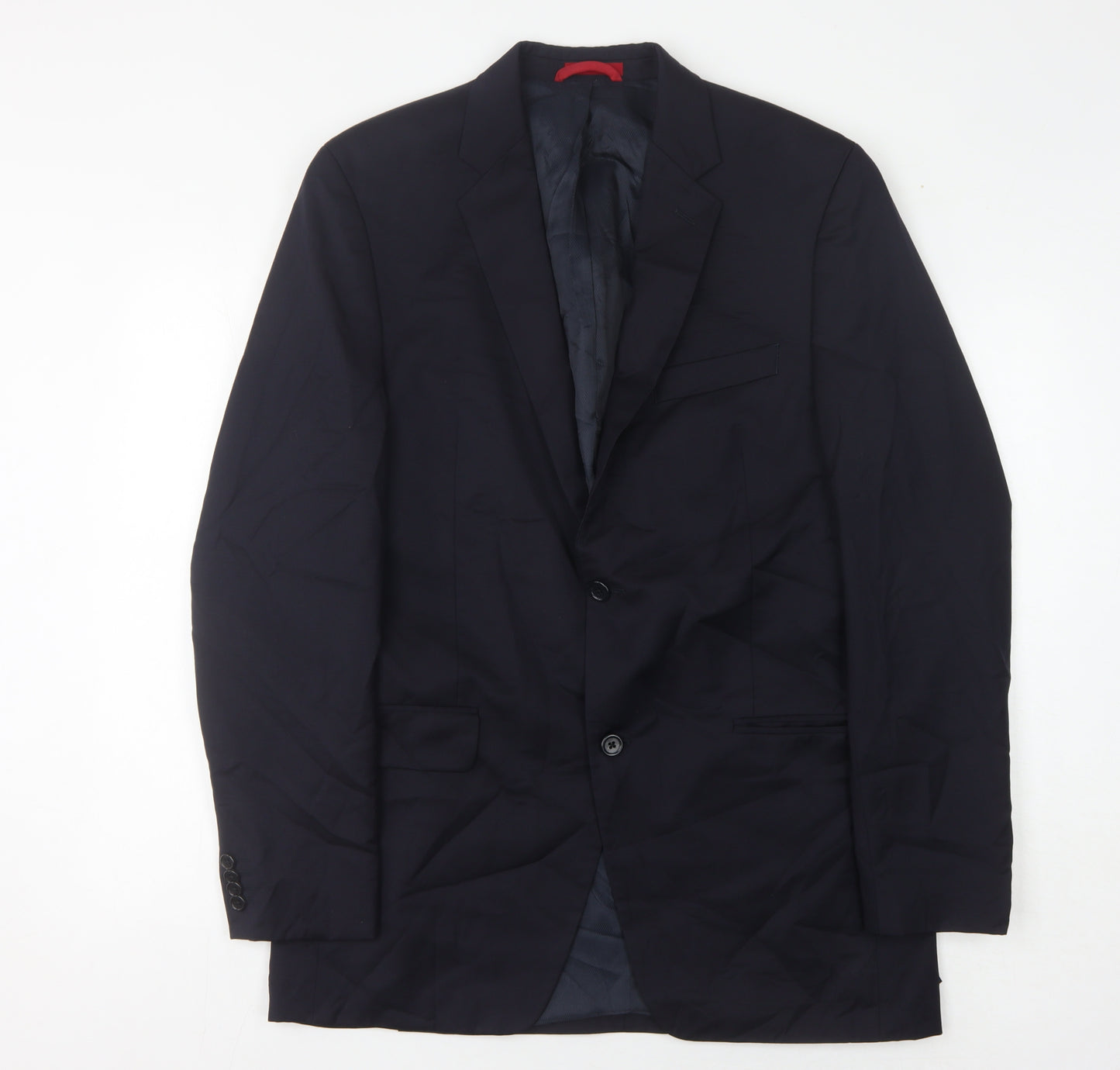 Alfani Men's Blue Wool Blazer - 40L