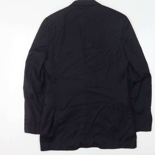 Alfani Men's Blue Wool Blazer - 40L