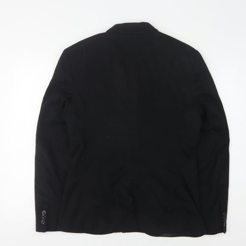 Zara Men Black Blazer Size 40 Formal Jacket