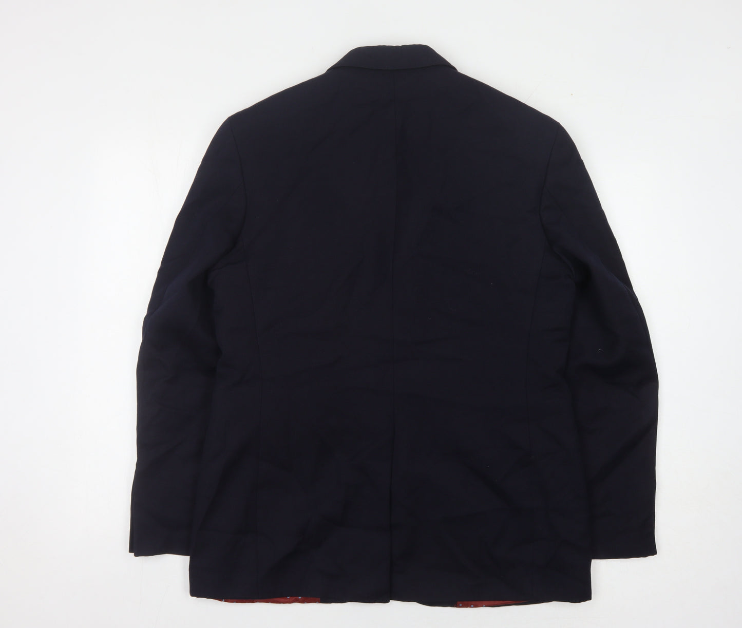 Boden Men's Blue Wool Blazer 38 Single-Breasted