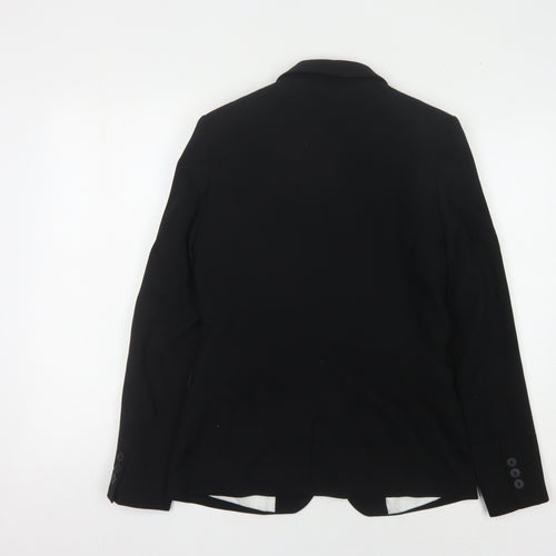 Next Women's Black Regular Fit Blazer - Size 8