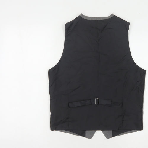 Jeff Banks Men's Grey Waistcoat Size S