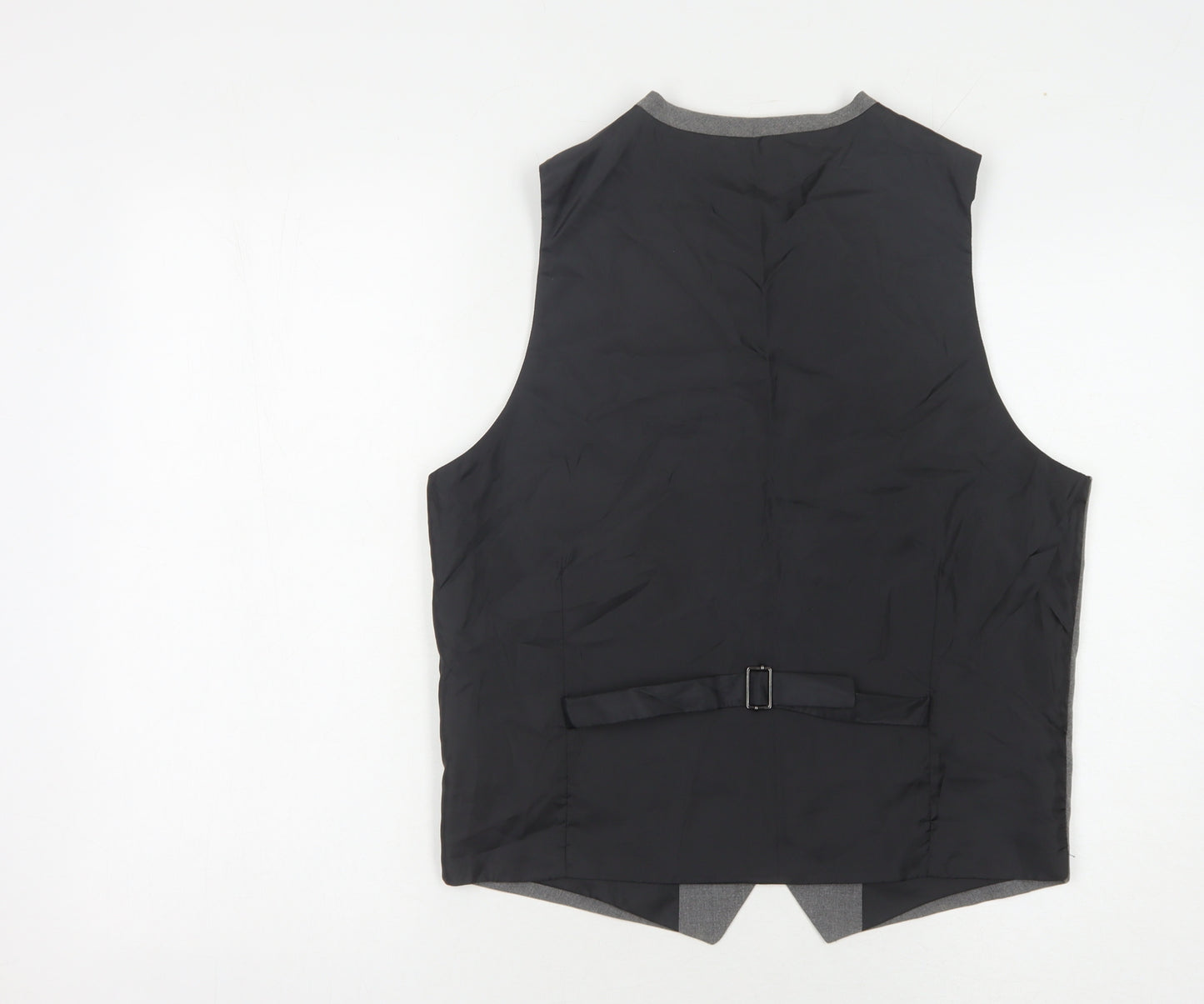 Jeff Banks Men's Grey Waistcoat Size S
