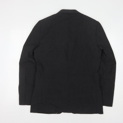 Rohan Men's Black Regular Suit Jacket, Size 38