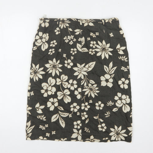 Next Women's Floral Pencil Skirt Multicoloured Size 14