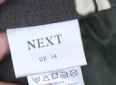 Next Women's Floral Pencil Skirt Multicoloured Size 14