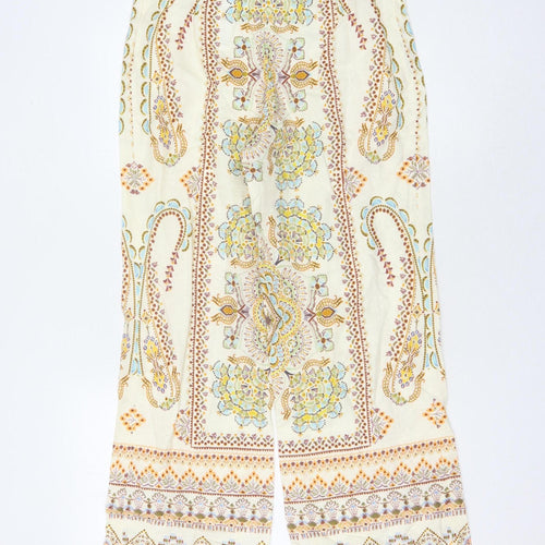 Zara Women's Multicoloured Paisley Trousers M