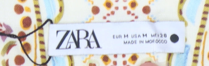 Zara Women's Multicoloured Paisley Trousers M