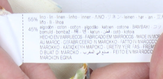 Zara Women's Multicoloured Paisley Trousers M