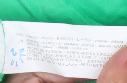 Zara Women's Green XS Slip Dress