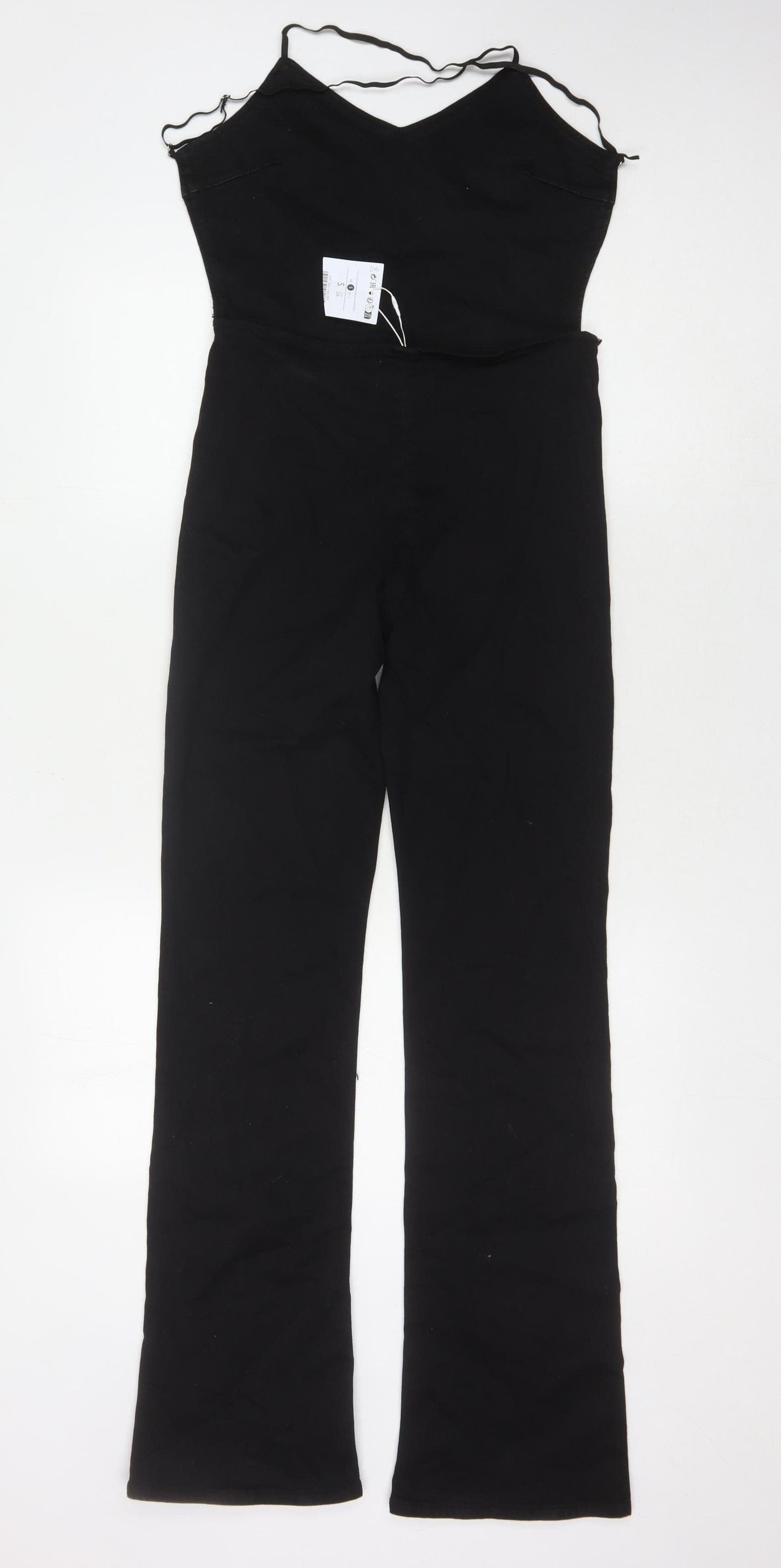 Bershka Women's Black Jumpsuit, Flared, Size S