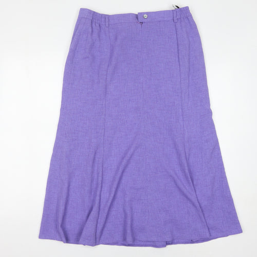 Eugen Klein Women's Purple Skirt, Size 16, Excellent