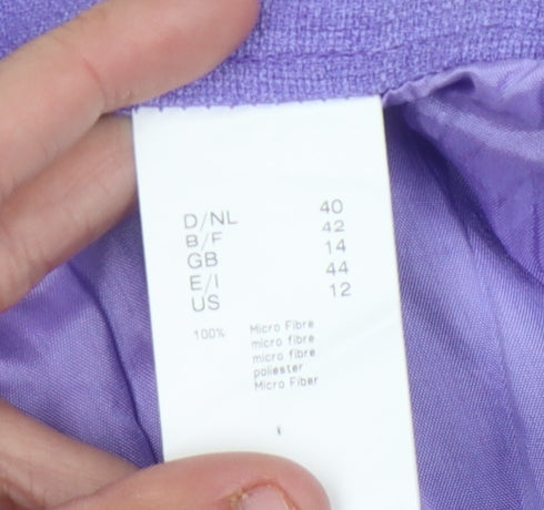 Eugen Klein Women's Purple Skirt, Size 16, Excellent