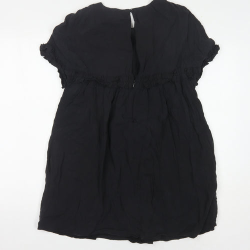 Zara Black Short Sleeve Women's Dress - Size S