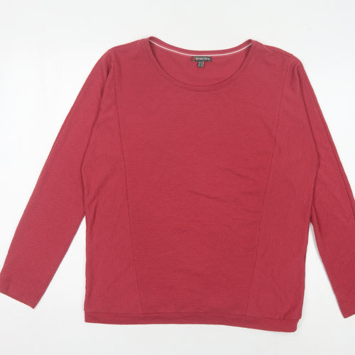 Street One Women's Red Long Sleeve T-Shirt Size 12