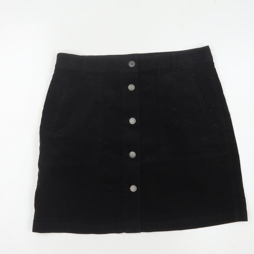 Marks and Spencer Women's Black Knee Length Skirt