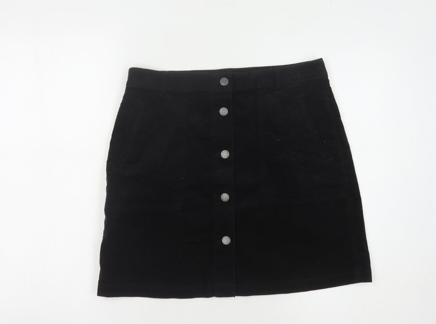 Marks and Spencer Women's Black Knee Length Skirt