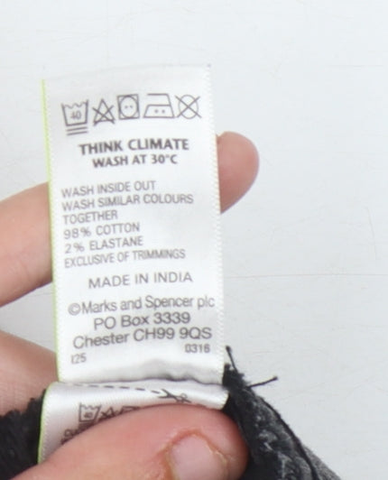 Marks and Spencer Women's Black Knee Length Skirt