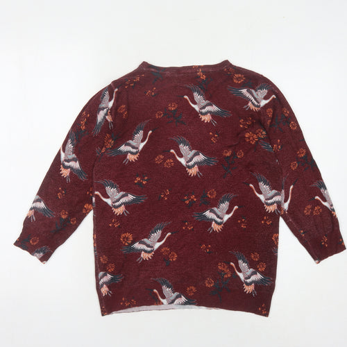 Debenhams Women's Animal Print Jumper Size 10