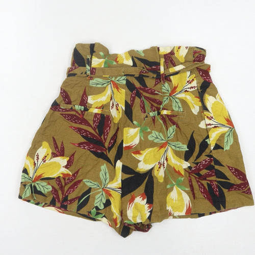 Zara Basic Women’s Multicoloured Paperbag Shorts XS