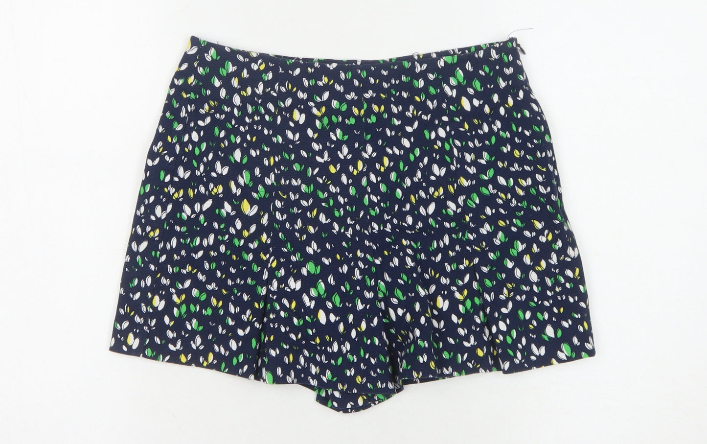 Zara Trafaluc Women's Multicoloured Floral Shorts, Size UK 10