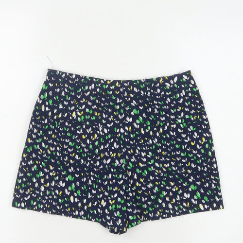 Zara Trafaluc Women's Multicoloured Floral Shorts, Size UK 10