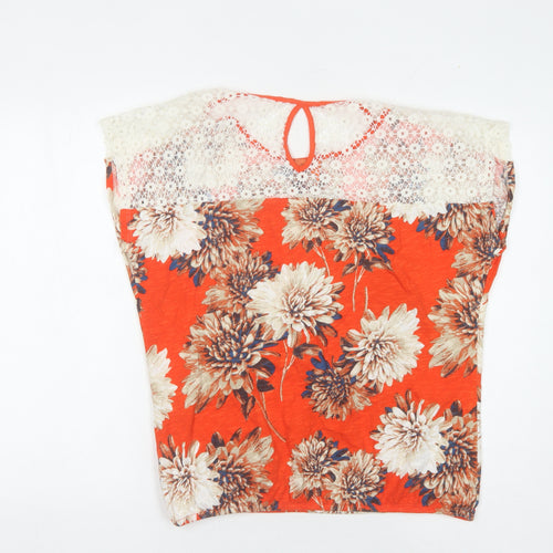 Next Women's Multicoloured Floral Blouse Size 14