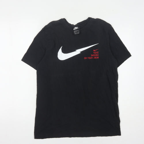 Nike Men's Black Medium Graphic Print T-Shirt